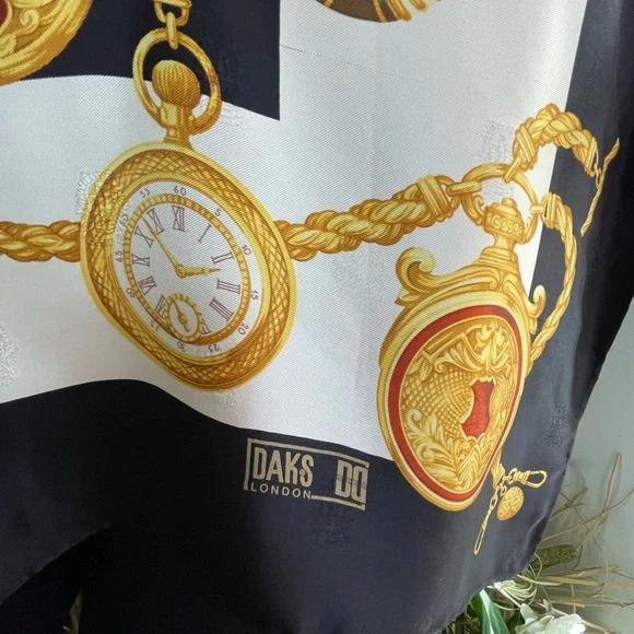 DAKS London Silk Scarf.